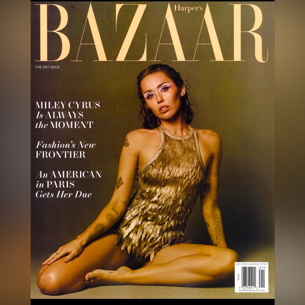 HARPER'S BAZAAR MAGAZINE - MILEY CYRUS